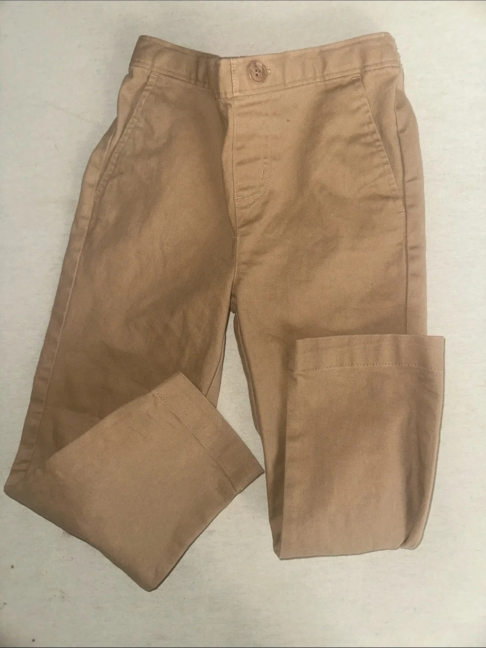 Kids Size XS Wonder Nation Chino Pants in Tan